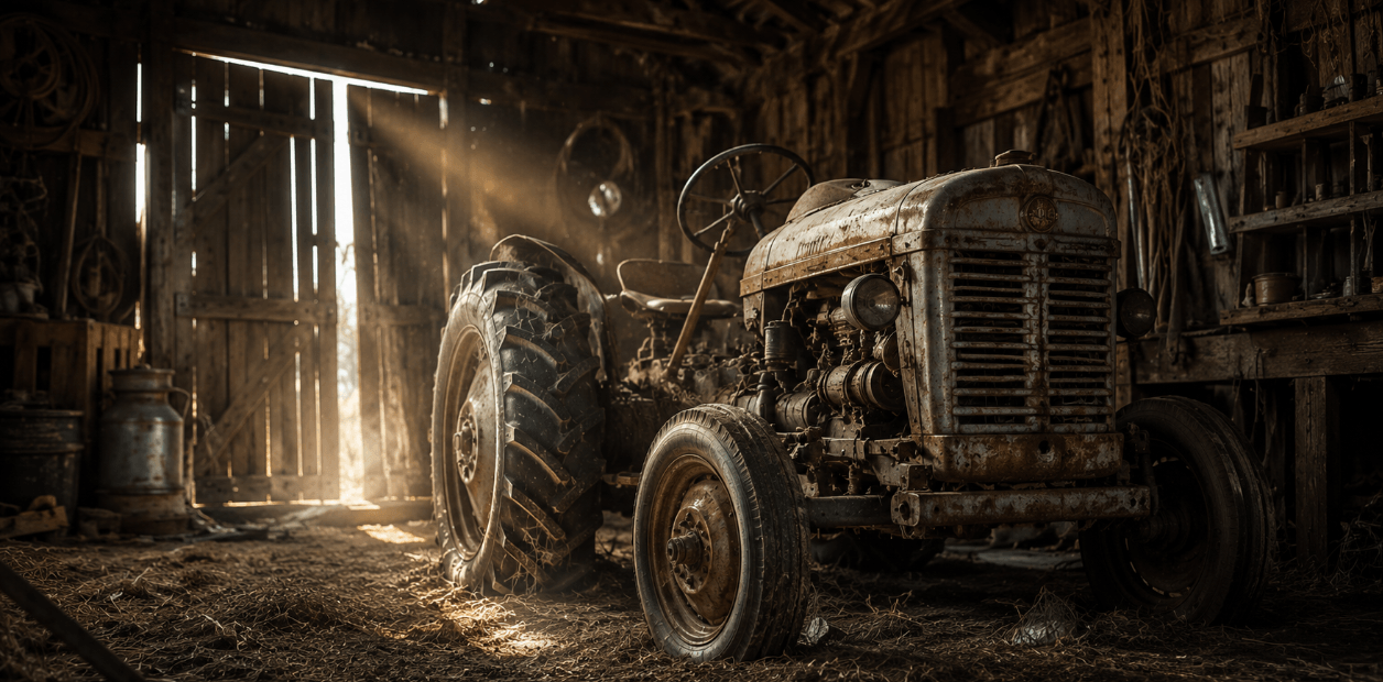 ancien tracteur pas démarrer depuis longtemps