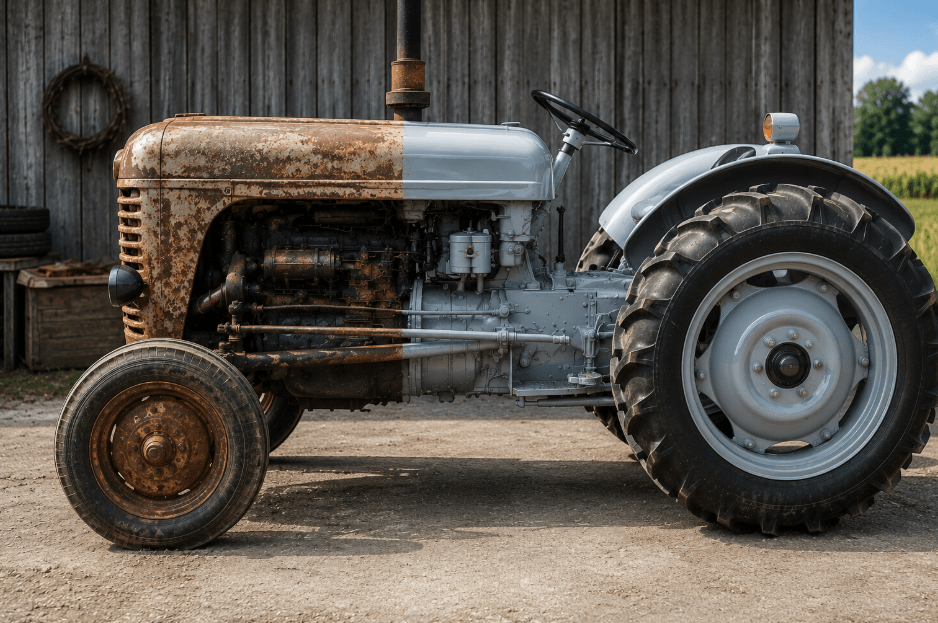 Comment enlever la rouille sur un tracteur ancien : guide complet
